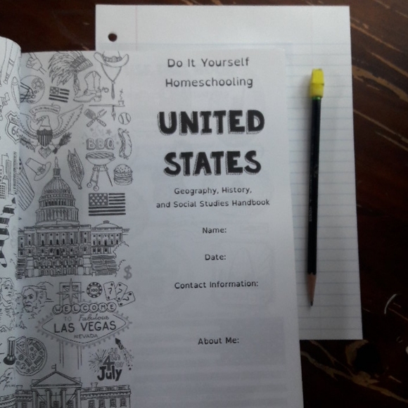 United States Homeschool Workbook - Picture 3 of 16